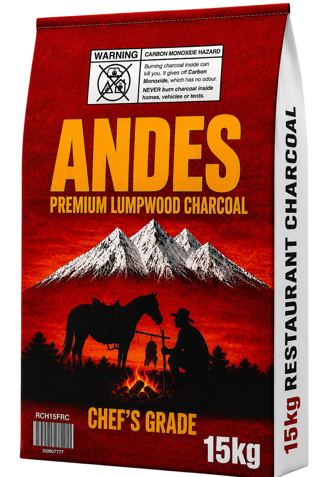 Professional BBQ – 15kg Restaurant Grade Lumpwood Charcoal (PRCH15FRC) – Single Bags to Full Pallet Options